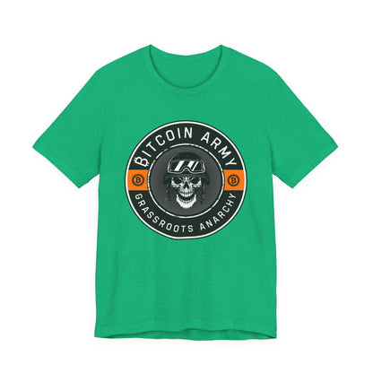 Bitcoin Army Grassroots Anarchy T-Shirt