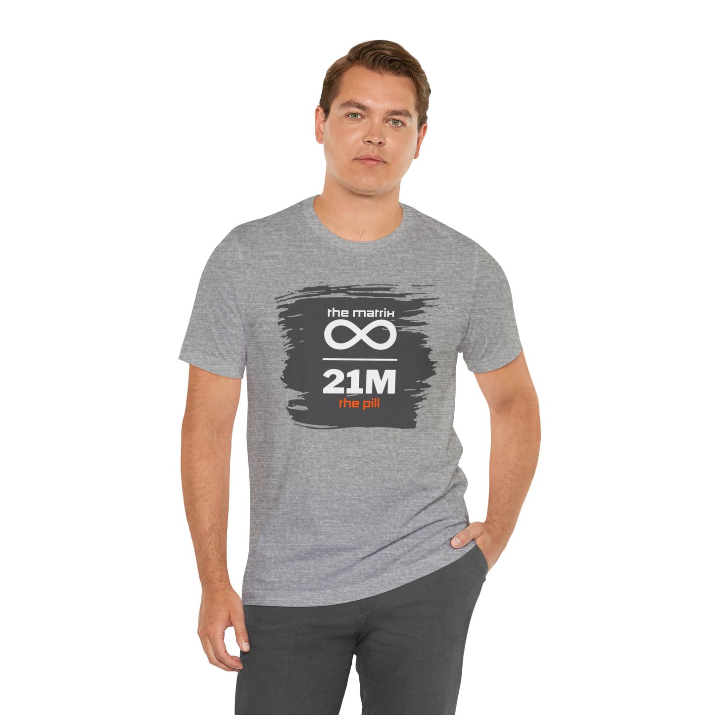 Fiat Matrix Bitcoin Orange Pill T-Shirt