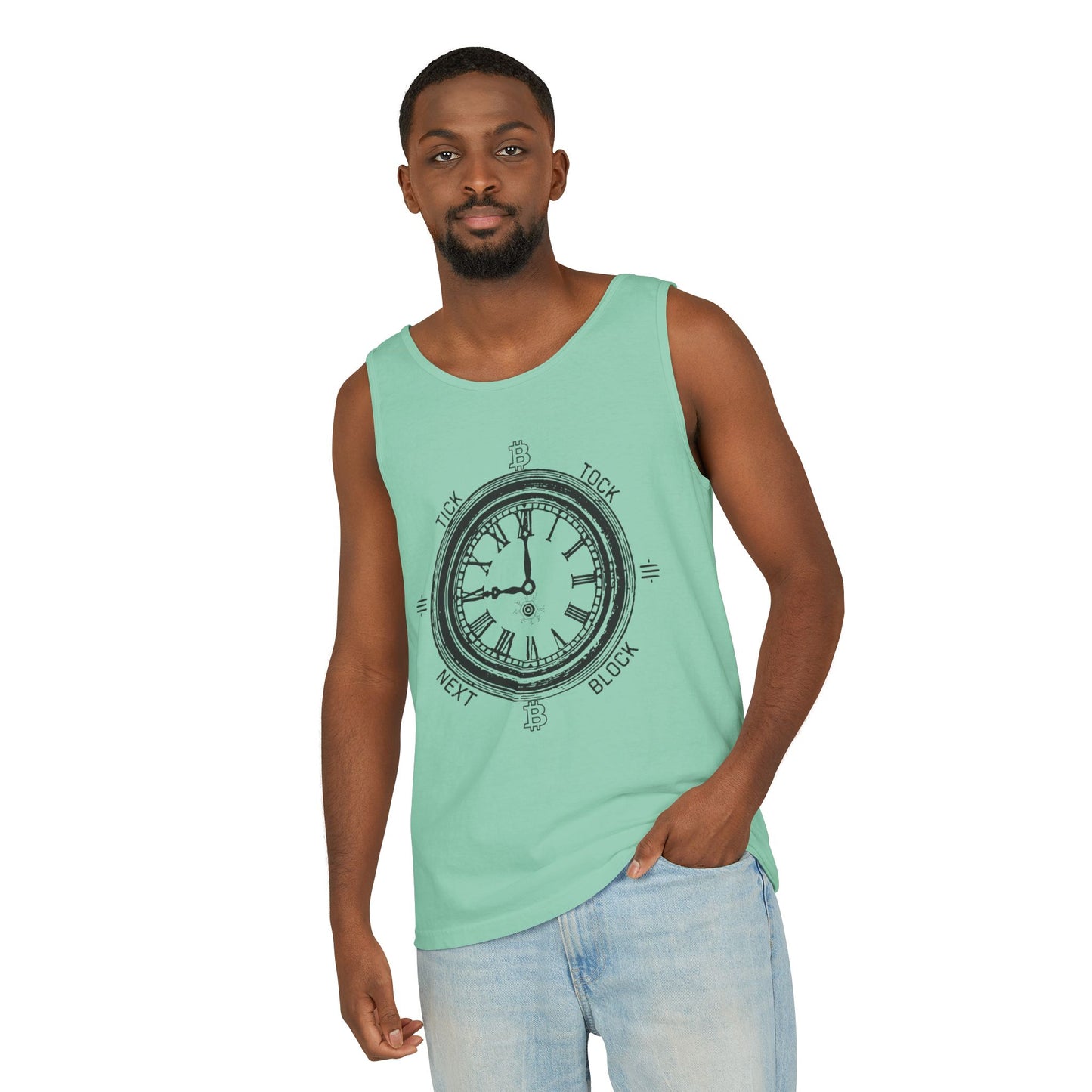 Tick Tock Next Block Unisex Tank Top