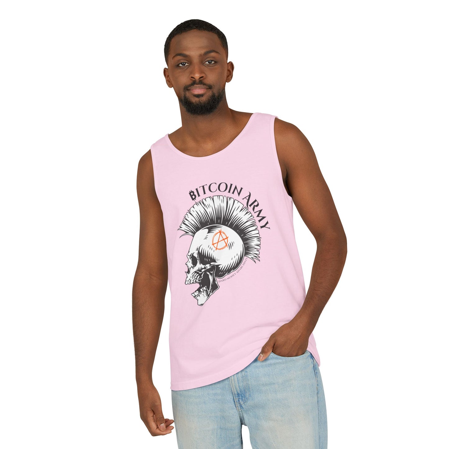 Bitcoin Army Hard Money Anarchists Tank Top