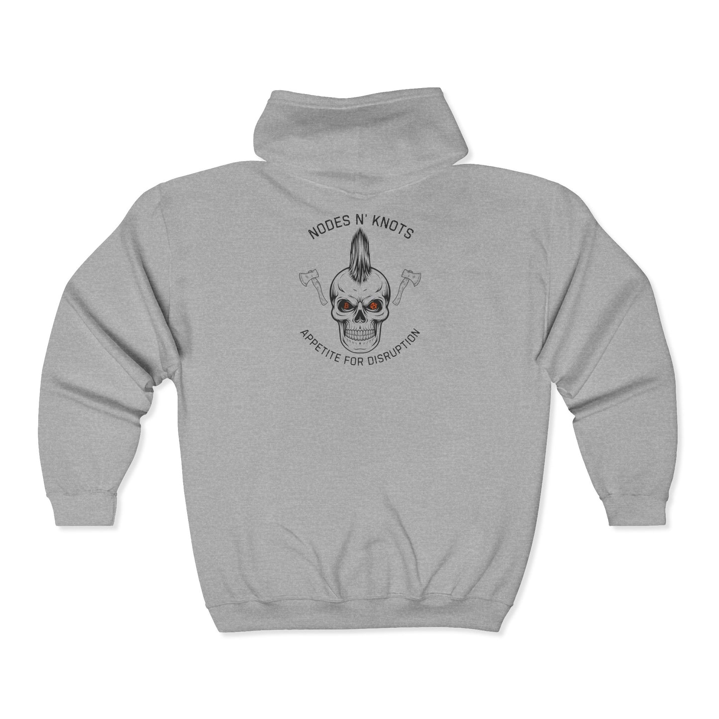 SATS Symbol Nodes N' Knots Appetite For Disruption Zip Up Hoodie