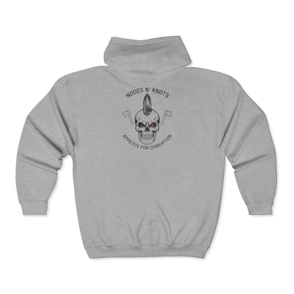 SATS Symbol Nodes N' Knots Appetite For Disruption Zip Up Hoodie