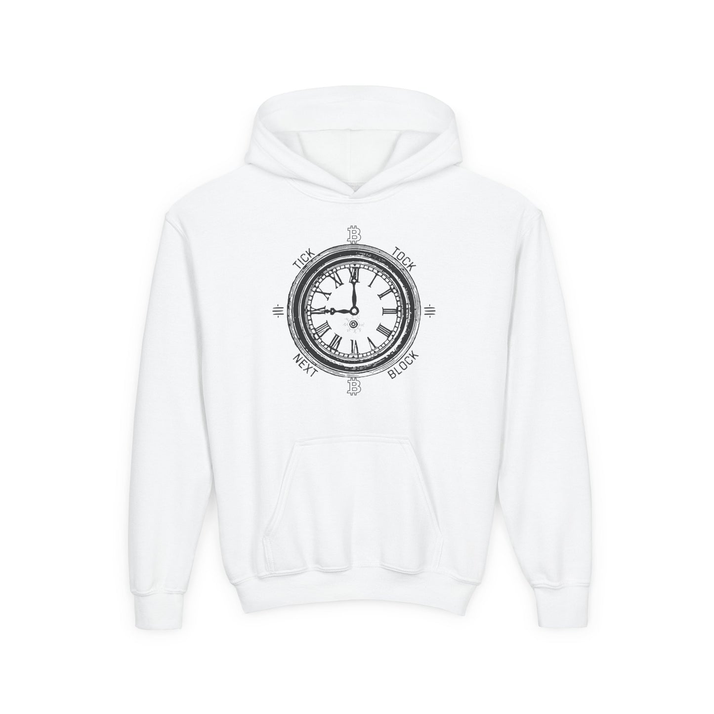 Tick Tock Next Block Youth Hoodie