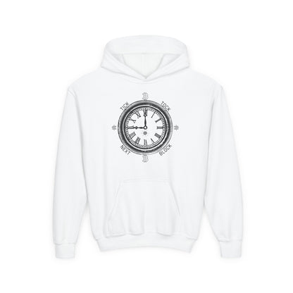 Tick Tock Next Block Youth Hoodie