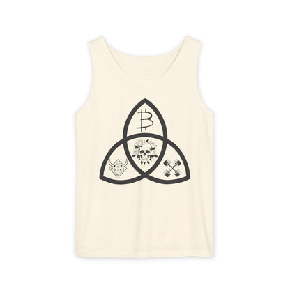 Beef Barbells & Bitcoin Trifecta Trendy Unisex Tank Top