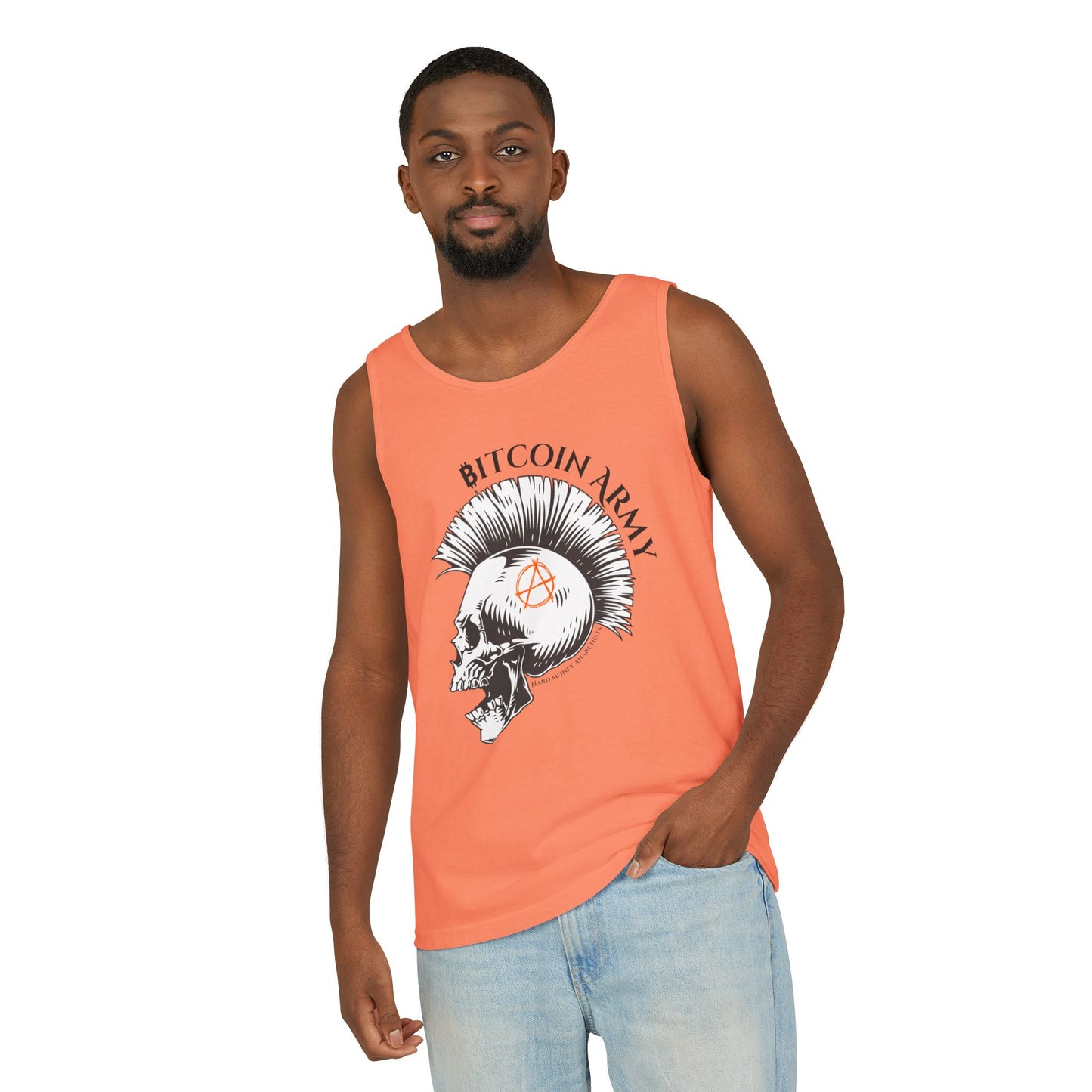 Bitcoin Army Hard Money Anarchists Tank Top
