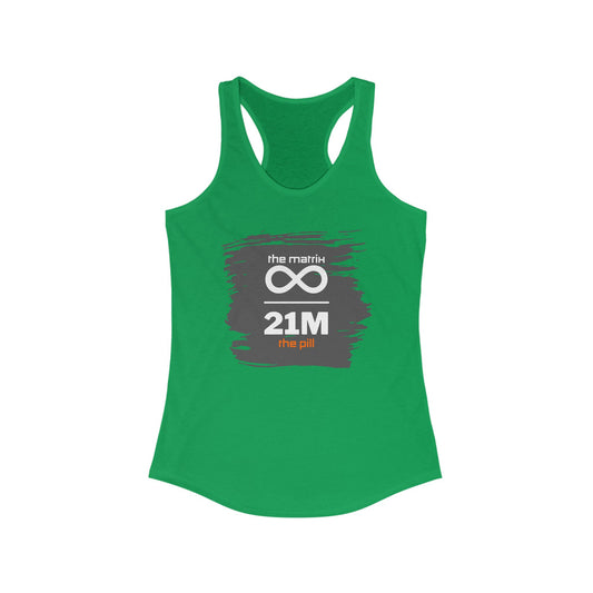 The Matrix Infinity 21M The Pill Women's Racerback Tank