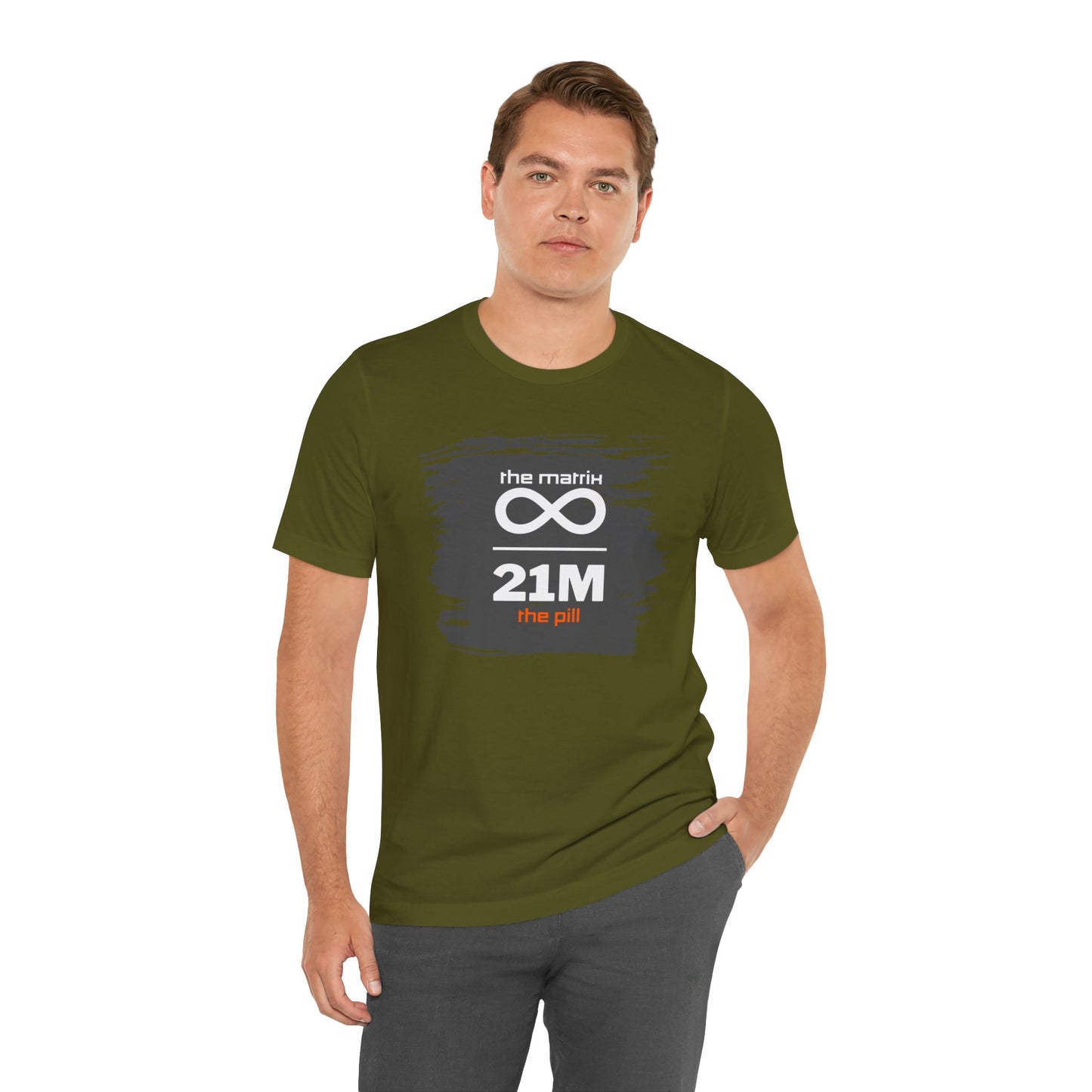 Fiat Matrix Bitcoin Orange Pill T-Shirt
