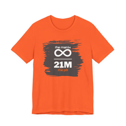 Fiat Matrix Bitcoin Orange Pill T-Shirt