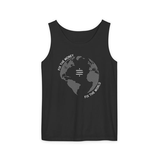 Fix The Money Fix The World Unisex Tank Top
