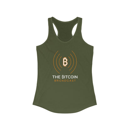 The Bitcoin Broadcast Women's Racerback Tank