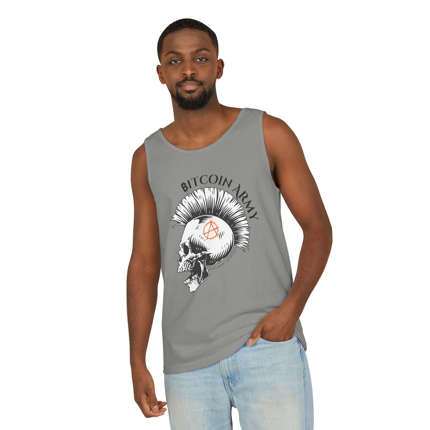 Bitcoin Army Hard Money Anarchists Tank Top