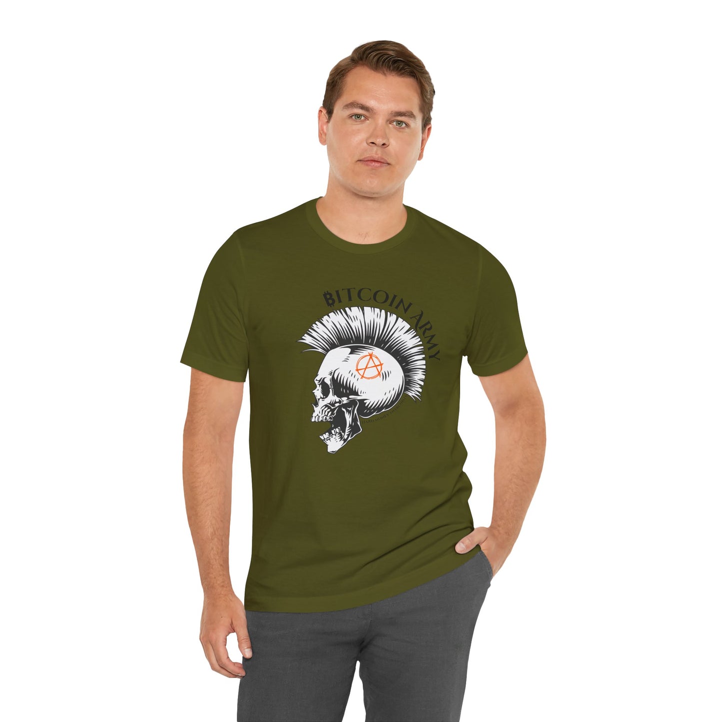 Bitcoin Army Hard Money Anarchists T-Shirt
