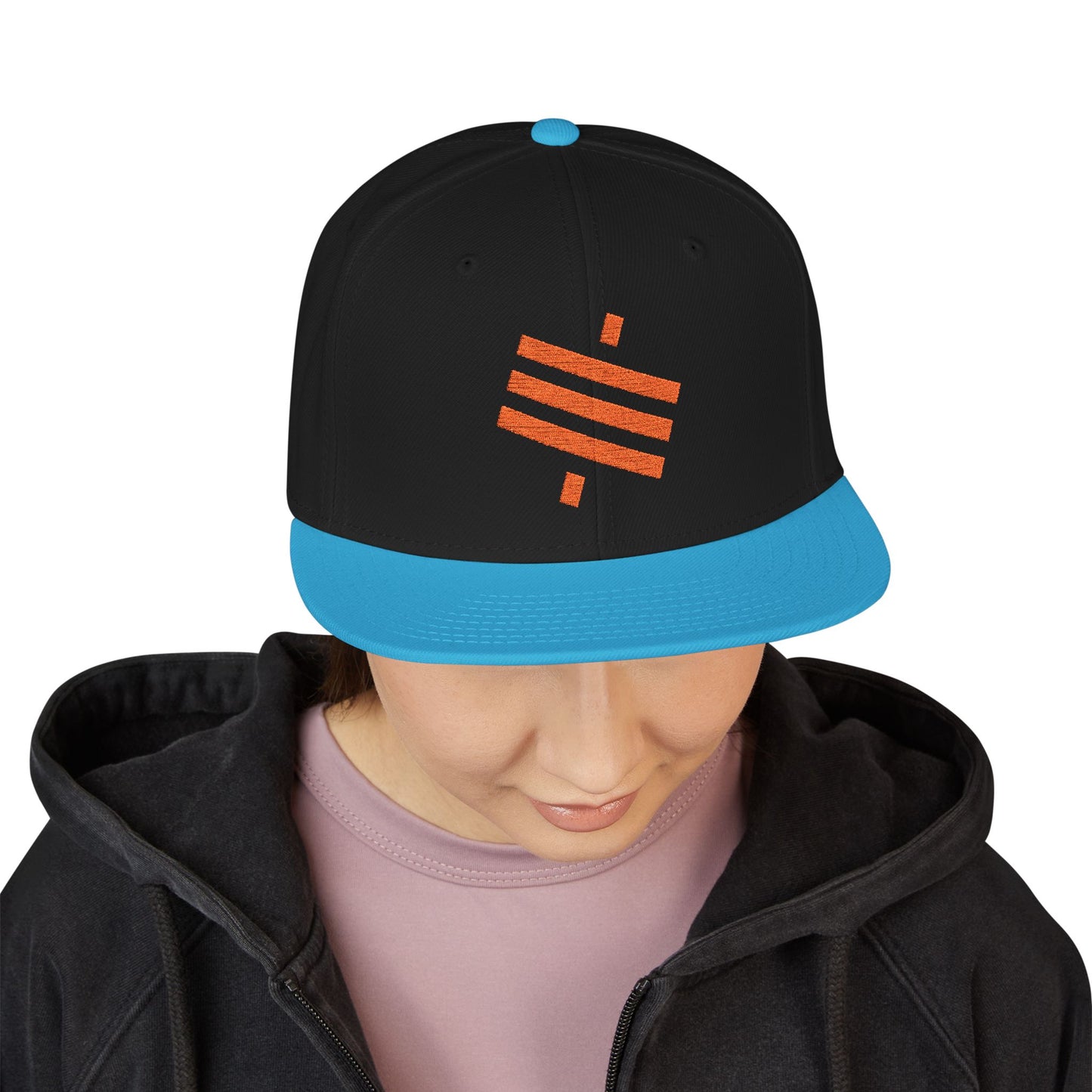 SATS Symbol Embroidered Snapback Hat