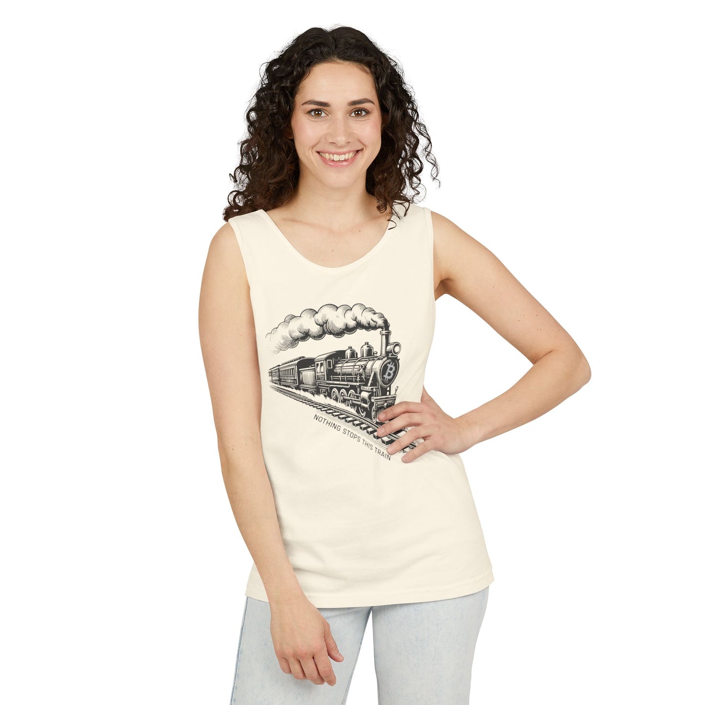 Nothing Stops This Train Vintage Unisex Tank Top