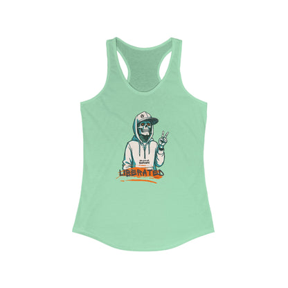 We Are All Satoshi Liberated NRG Women's Racerback Tank