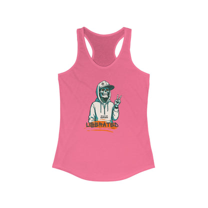 We Are All Satoshi Liberated NRG Women's Racerback Tank