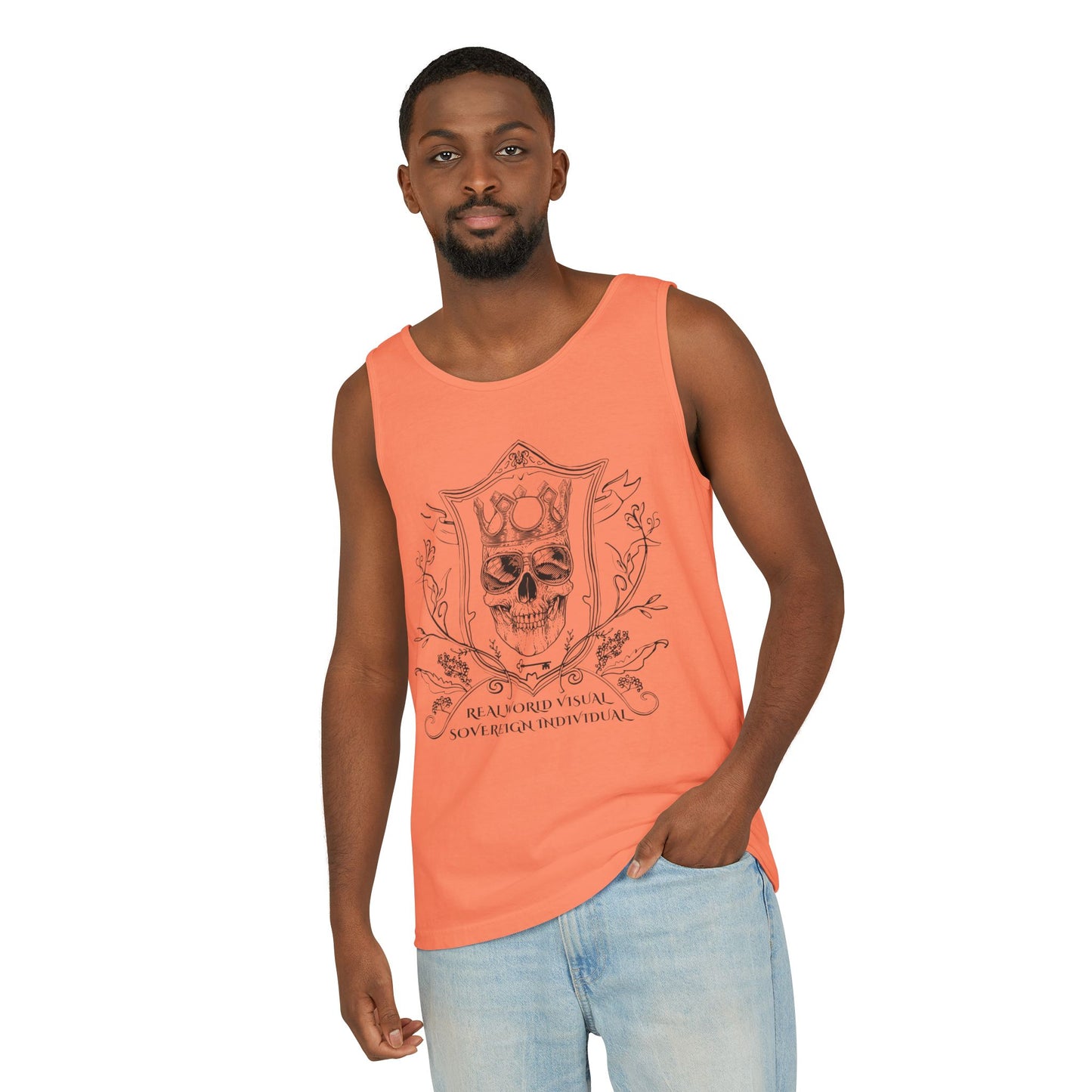 Sovereign Individual Skull Unisex Tank Top