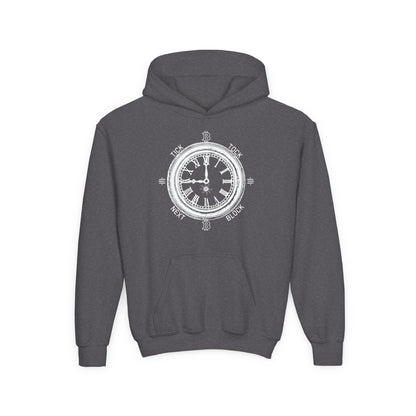 Tick Tock Next Block Youth Hoodie