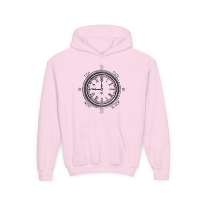 Tick Tock Next Block Youth Hoodie
