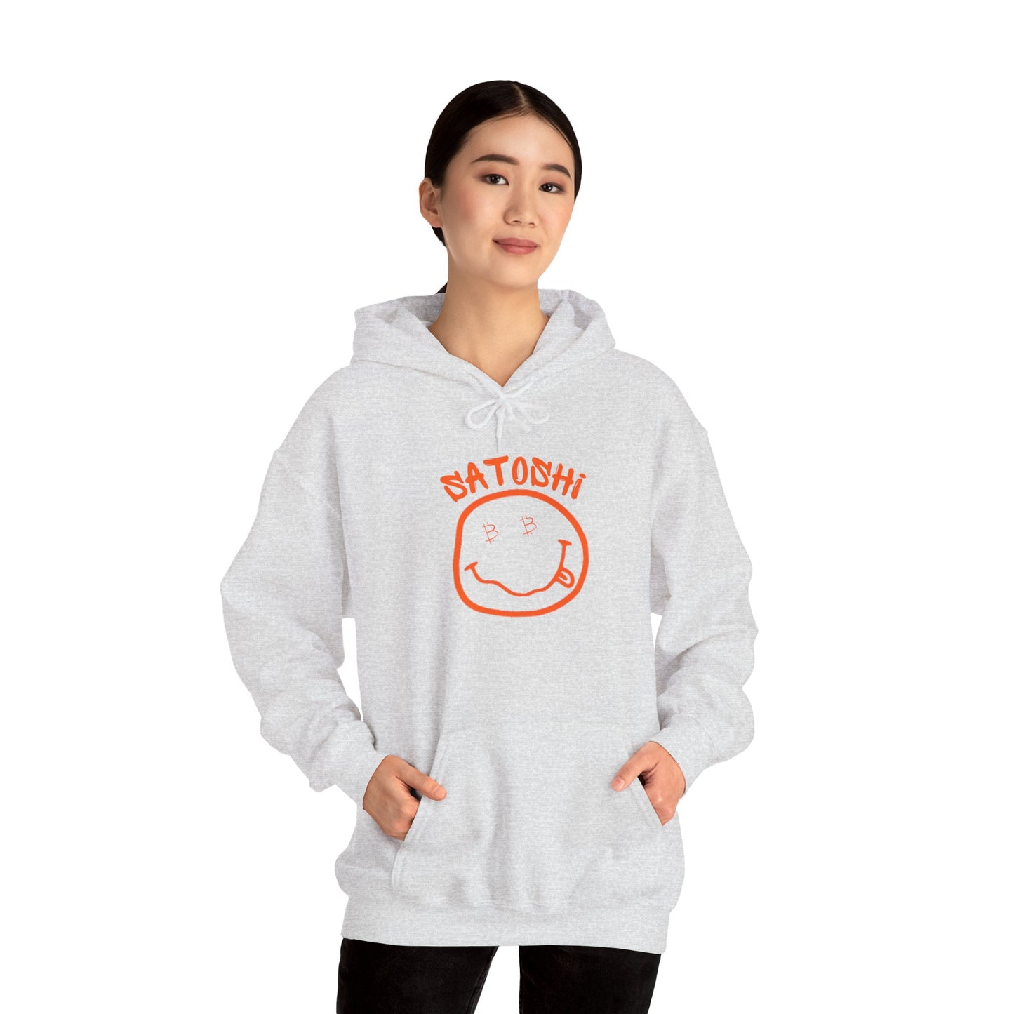 Bitcoin Eyed Satoshi Smiley Hoodie