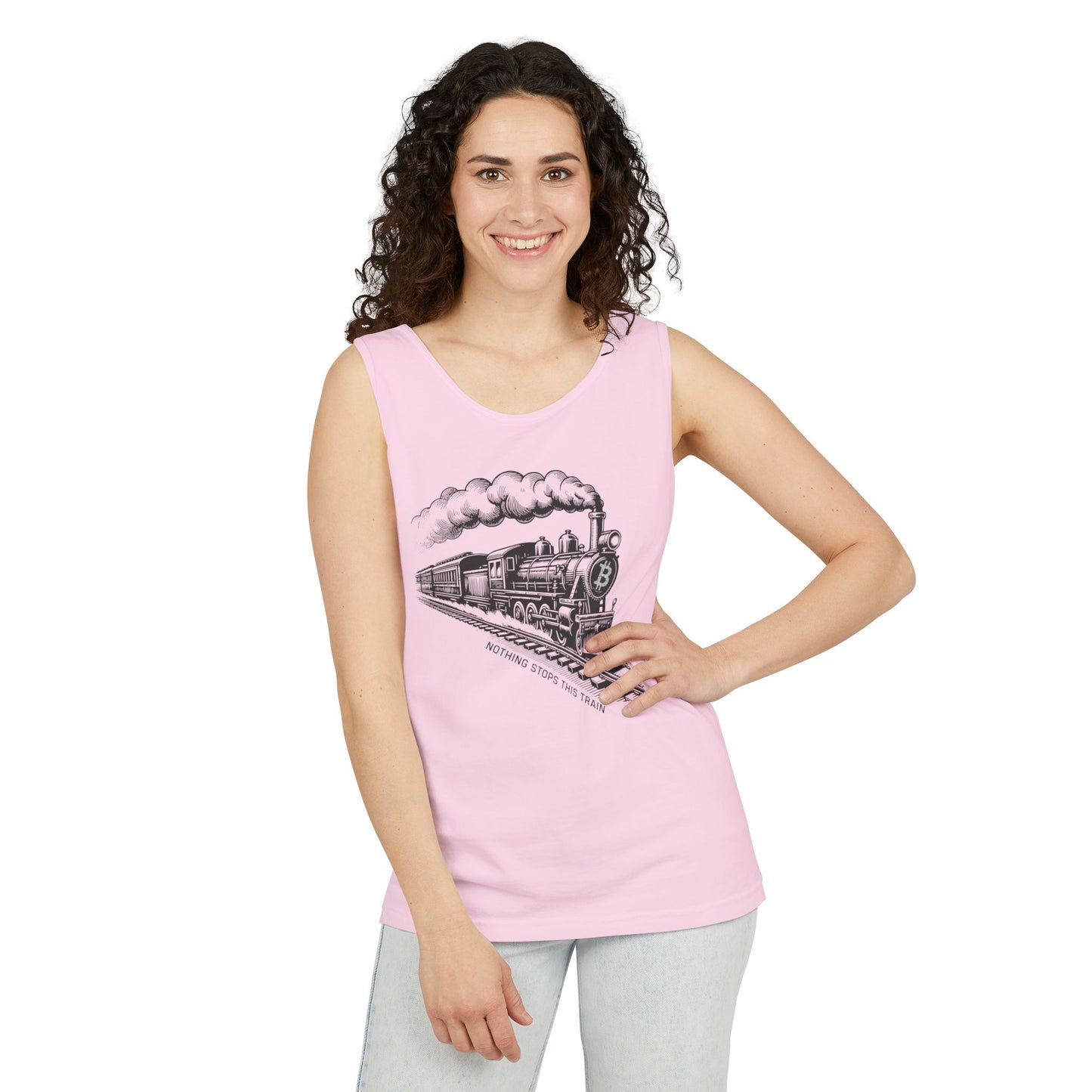 Nothing Stops This Train Vintage Unisex Tank Top
