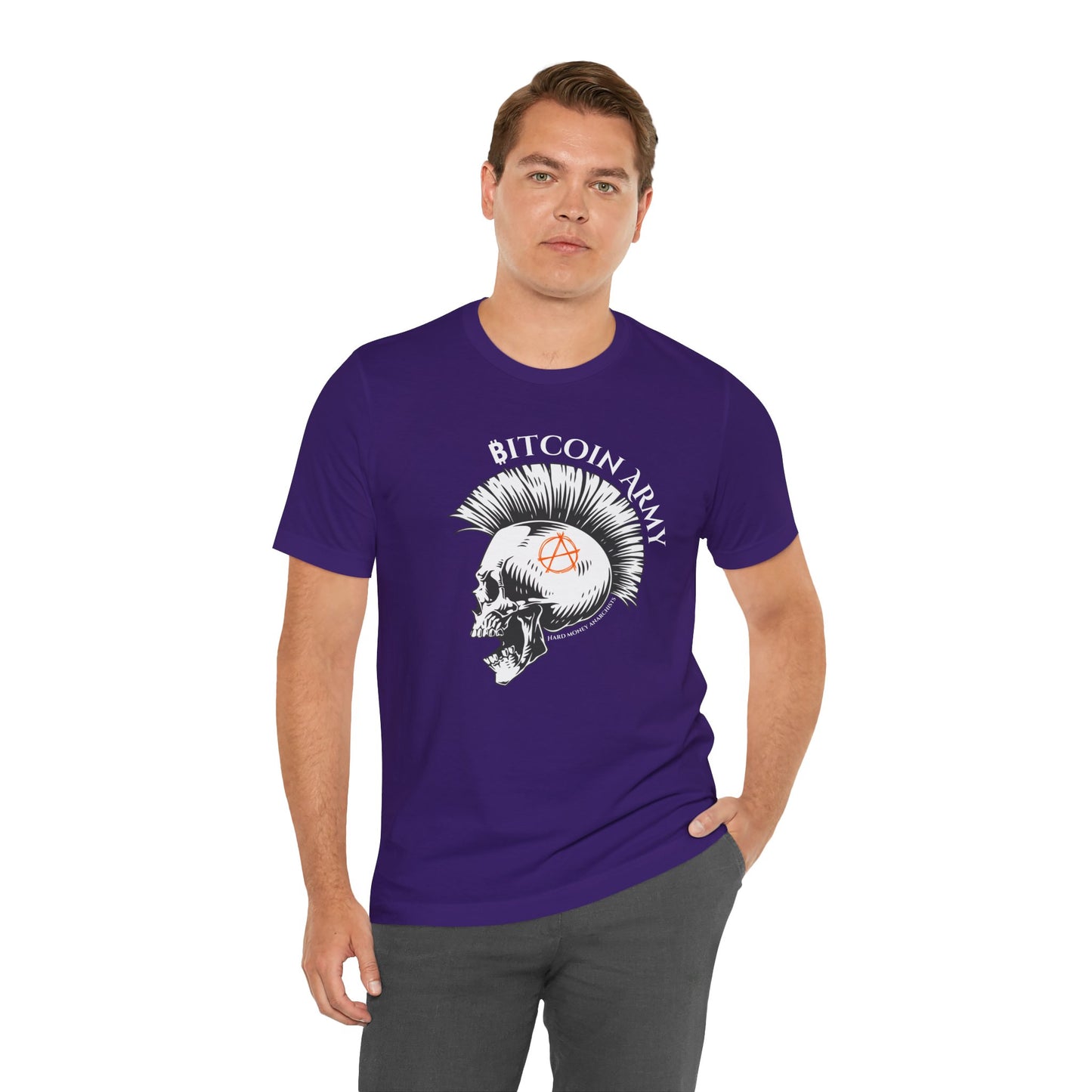Bitcoin Army Hard Money Anarchists T-Shirt