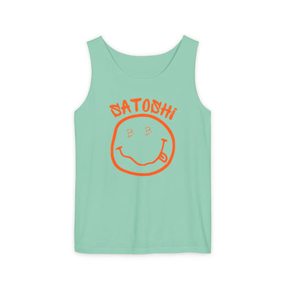 Bitcoin Eyed Satoshi Smiley Tank Top