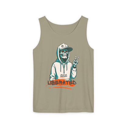 We Are All Satoshi Liberated NRG Skeleton Tank Top