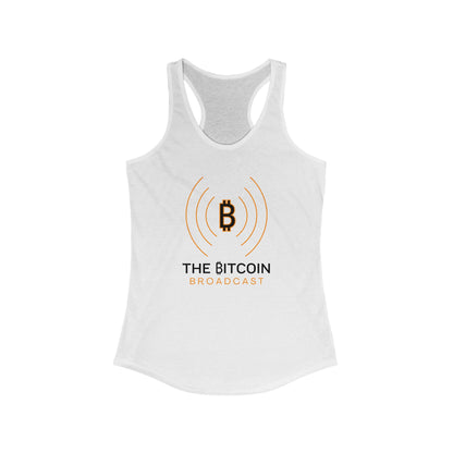 The Bitcoin Broadcast Women's Racerback Tank