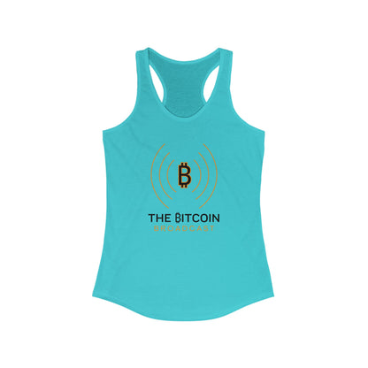 The Bitcoin Broadcast Women's Racerback Tank