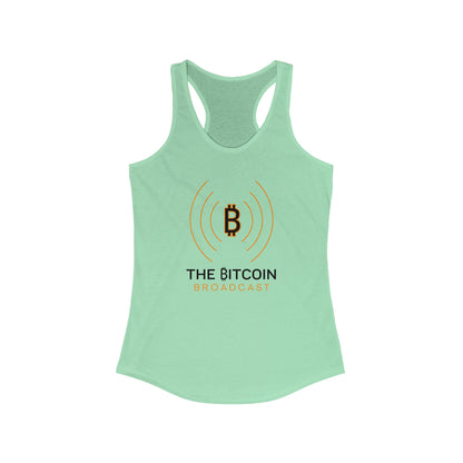 The Bitcoin Broadcast Women's Racerback Tank