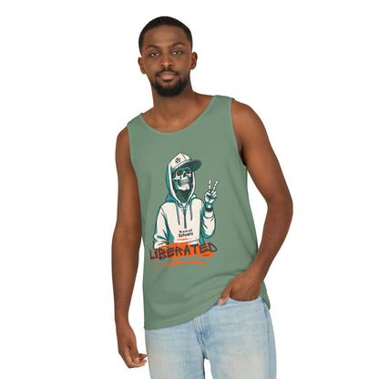 We Are All Satoshi Liberated NRG Skeleton Tank Top