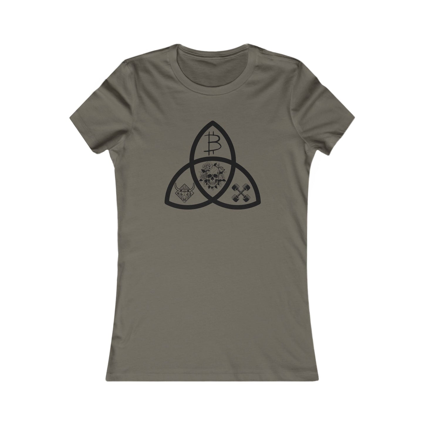 Beef Barbells & Bitcoin Trifecta Women's T-Shirt