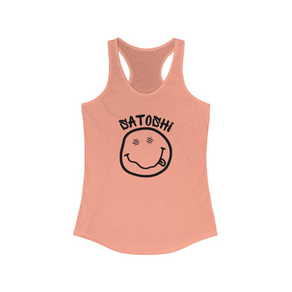 SATS Eyed Satoshi Smiley Women's Racerback Tank
