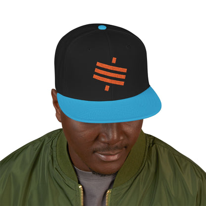 SATS Symbol Embroidered Snapback Hat