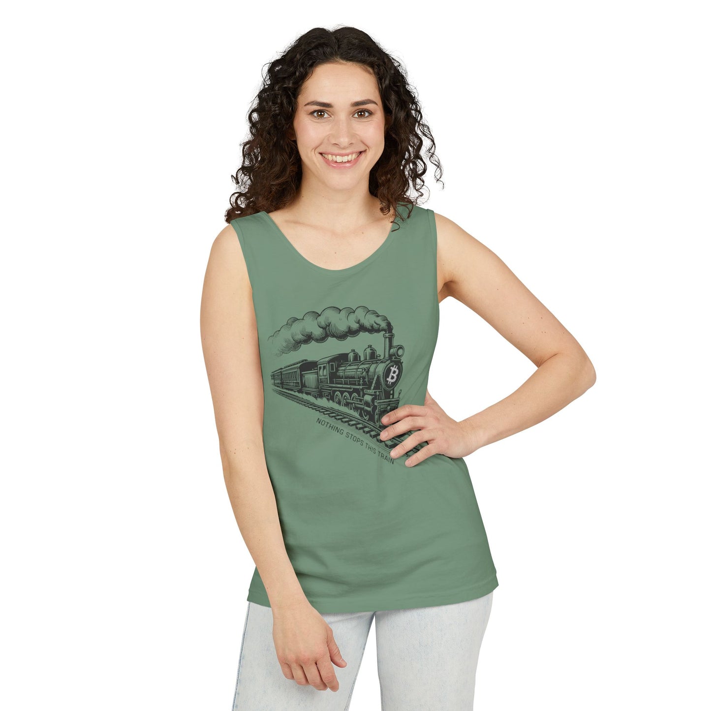 Nothing Stops This Train Vintage Unisex Tank Top
