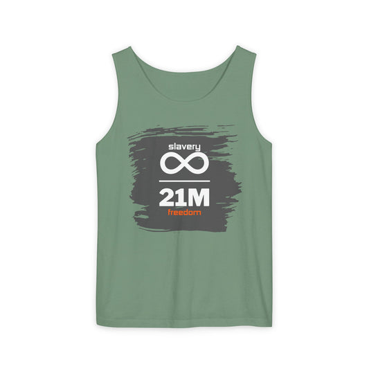 Bitcoin Supply Slavery/Freedom Tank Top