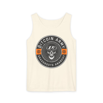 Bitcoin Army Grassroots Anarchy Tank Top