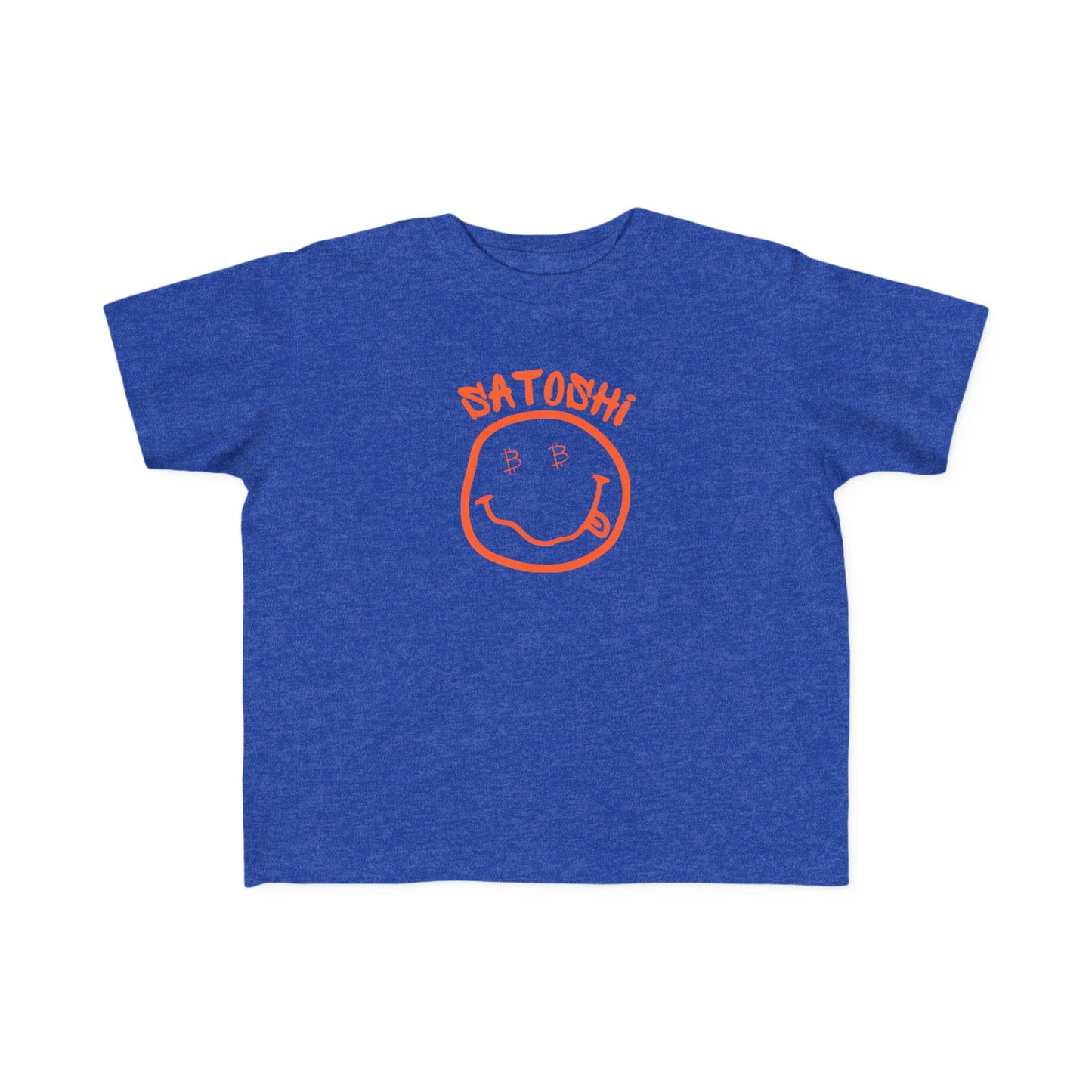 Bitcoin Eyed Satoshi Smiley Toddler T-Shirt