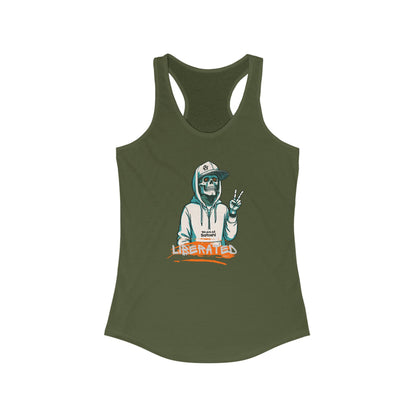 We Are All Satoshi Liberated NRG Women's Racerback Tank