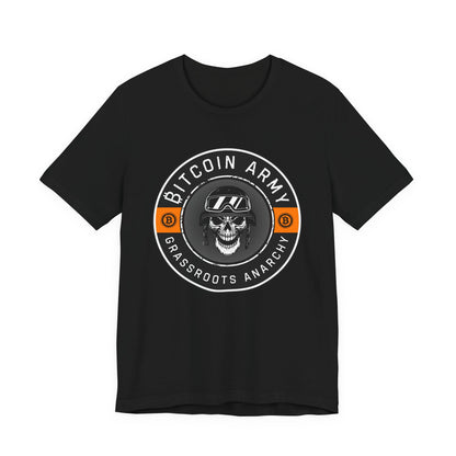 Bitcoin Army Grassroots Anarchy T-Shirt