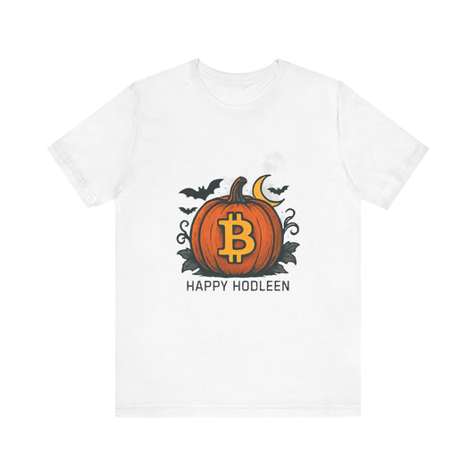Pumpkin Bitcoin Tee - Happy Hodleen Unisex T-Shirt