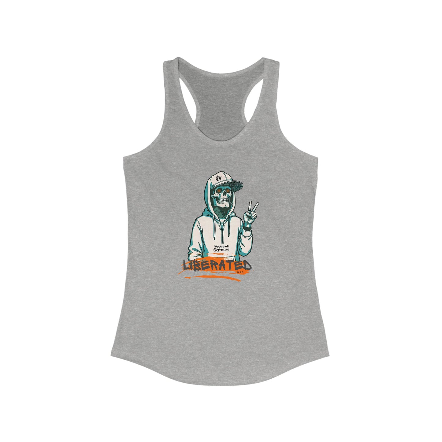 We Are All Satoshi Liberated NRG Women's Racerback Tank