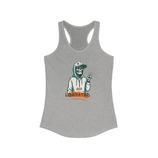 We Are All Satoshi Liberated NRG Women's Racerback Tank
