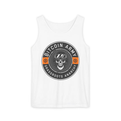 Bitcoin Army Grassroots Anarchy Tank Top