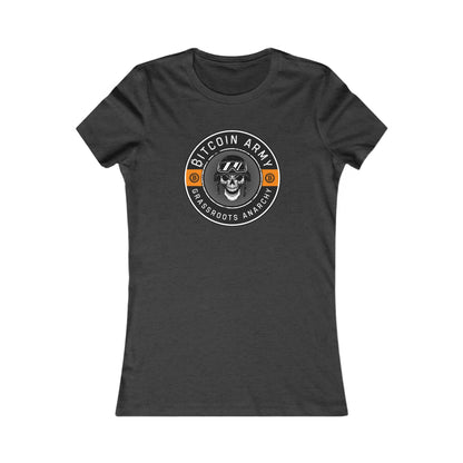 Bitcoin Army Grassroots Anarchy Women's T-Shirt