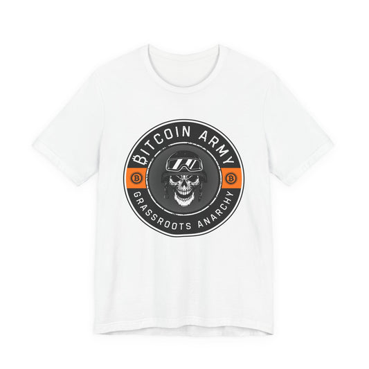 Bitcoin Army Grassroots Anarchy T-Shirt