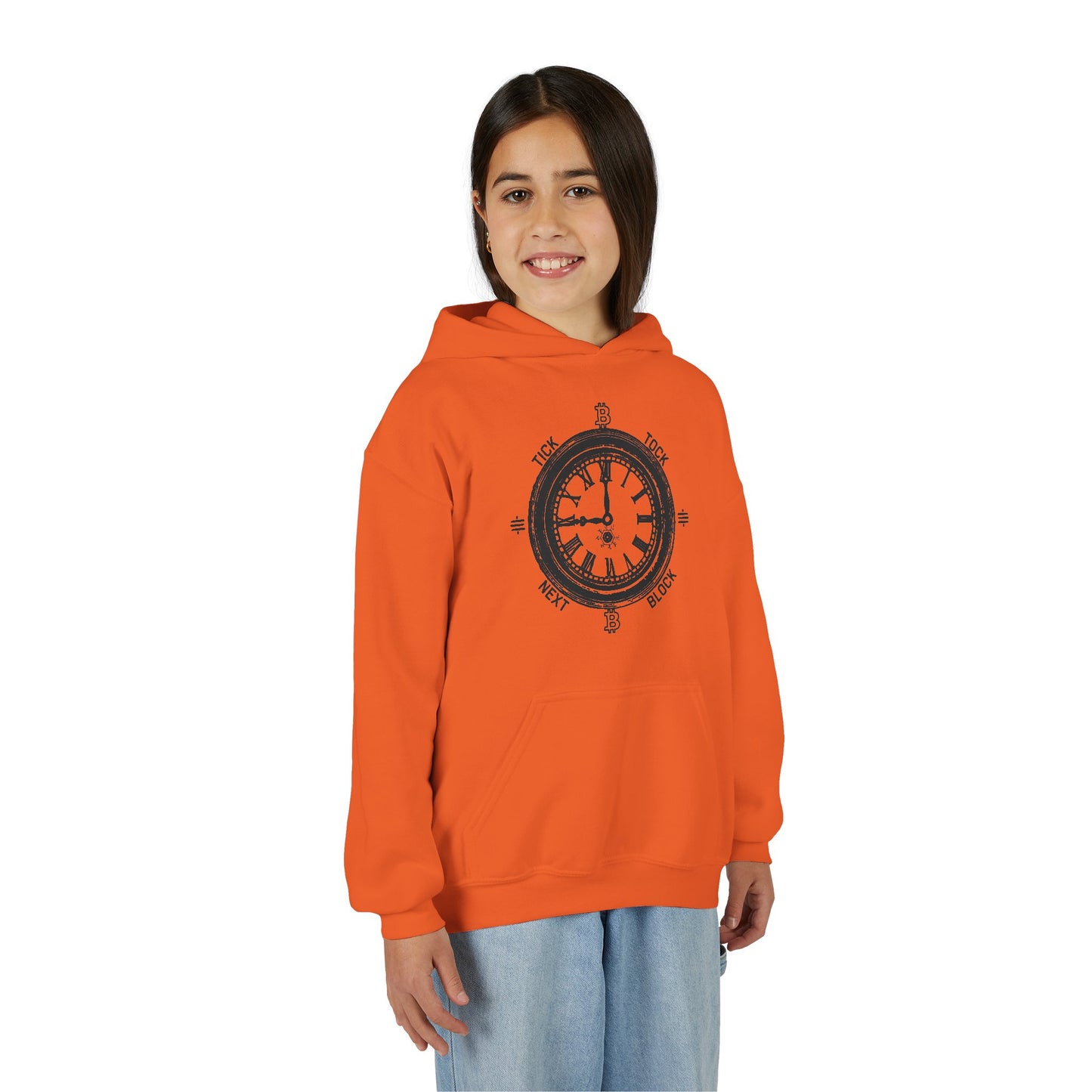 Tick Tock Next Block Youth Hoodie