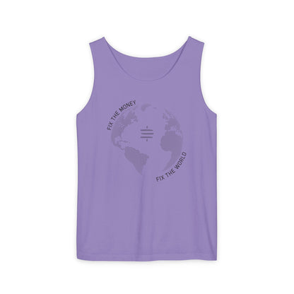 Fix The Money Fix The World Unisex Tank Top